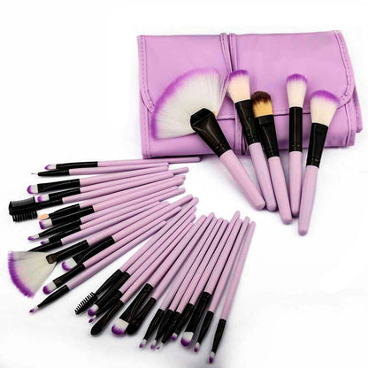 32Pcs Makeup Brushes Pouch Set