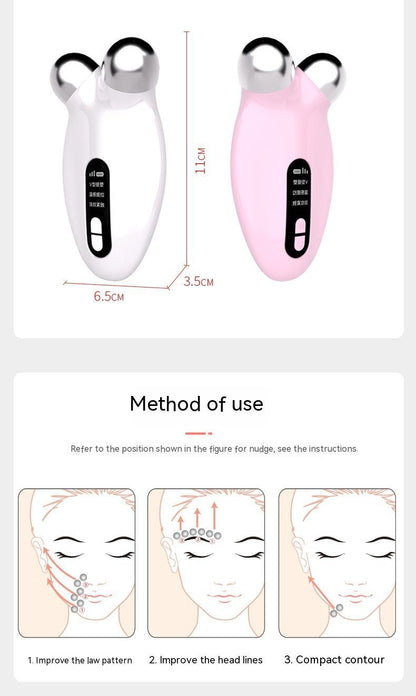 3D Roller EMS Micro Current Facial Lifting Device