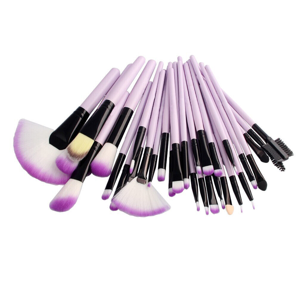 32Pcs Makeup Brushes Pouch Set